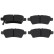 Brake Pad Set, disc brake COTEC GDB3405 TRW, Thumbnail 5