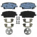 Brake Pad Set, disc brake COTEC GDB3407 TRW