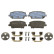 Brake Pad Set, disc brake COTEC GDB3407 TRW, Thumbnail 3