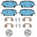Brake Pad Set, disc brake COTEC GDB3407 TRW, Thumbnail 4