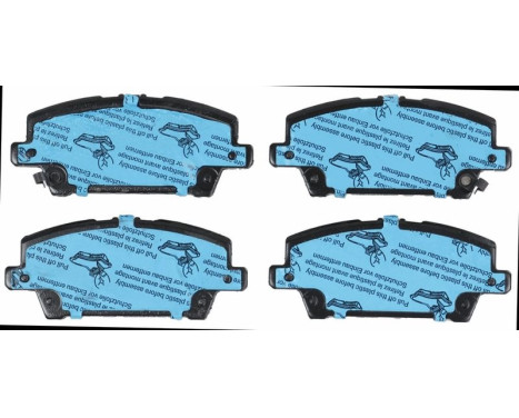 Brake Pad Set, disc brake COTEC GDB3407 TRW, Image 5