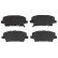 Brake Pad Set, disc brake COTEC GDB3407 TRW, Thumbnail 6