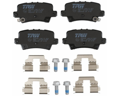 Brake Pad Set, disc brake COTEC GDB3408 TRW, Image 4