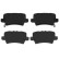 Brake Pad Set, disc brake COTEC GDB3408 TRW, Thumbnail 5