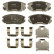 Brake Pad Set, disc brake COTEC GDB3409 TRW, Thumbnail 3