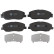 Brake Pad Set, disc brake COTEC GDB3418 TRW, Thumbnail 4