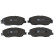 Brake Pad Set, disc brake COTEC GDB3418 TRW, Thumbnail 6