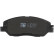 Brake Pad Set, disc brake COTEC GDB3418 TRW, Thumbnail 7