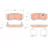 Brake Pad Set, disc brake COTEC GDB3419 TRW, Thumbnail 2