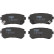 Brake Pad Set, disc brake COTEC GDB3421 TRW, Thumbnail 3