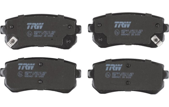 Brake Pad Set, disc brake COTEC GDB3421 TRW, Image 3
