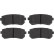 Brake Pad Set, disc brake COTEC GDB3421 TRW, Thumbnail 4