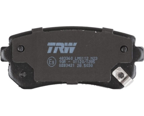Brake Pad Set, disc brake COTEC GDB3421 TRW, Image 5