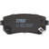 Brake Pad Set, disc brake COTEC GDB3421 TRW, Thumbnail 5