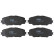 Brake Pad Set, disc brake COTEC GDB3424 TRW, Thumbnail 4