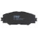 Brake Pad Set, disc brake COTEC GDB3424 TRW, Thumbnail 6
