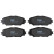 Brake Pad Set, disc brake COTEC GDB3425 TRW, Thumbnail 4