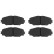 Brake Pad Set, disc brake COTEC GDB3425 TRW, Thumbnail 5