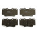 Brake Pad Set, disc brake COTEC GDB3428 TRW, Thumbnail 3