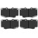 Brake Pad Set, disc brake COTEC GDB3428 TRW, Thumbnail 5