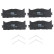 Brake Pad Set, disc brake COTEC GDB3429 TRW, Thumbnail 4