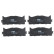 Brake Pad Set, disc brake COTEC GDB3429 TRW, Thumbnail 5