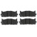 Brake Pad Set, disc brake COTEC GDB3429 TRW, Thumbnail 6