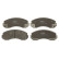 Brake Pad Set, disc brake COTEC GDB3434 TRW, Thumbnail 3