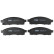 Brake Pad Set, disc brake COTEC GDB3435 TRW, Thumbnail 4