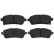 Brake Pad Set, disc brake COTEC GDB3437 TRW, Thumbnail 5