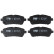 Brake Pad Set, disc brake COTEC GDB3437 TRW, Thumbnail 6