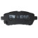 Brake Pad Set, disc brake COTEC GDB3437 TRW, Thumbnail 7