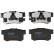 Brake Pad Set, disc brake COTEC GDB3438 TRW, Thumbnail 4