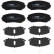 Brake Pad Set, disc brake COTEC GDB3443 TRW, Thumbnail 4