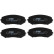 Brake Pad Set, disc brake COTEC GDB3443 TRW, Thumbnail 5