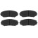 Brake Pad Set, disc brake COTEC GDB3443 TRW, Thumbnail 6