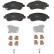 Brake Pad Set, disc brake COTEC GDB3445 TRW, Thumbnail 4