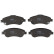 Brake Pad Set, disc brake COTEC GDB3445 TRW, Thumbnail 5