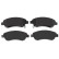 Brake Pad Set, disc brake COTEC GDB3445 TRW, Thumbnail 6