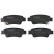 Brake Pad Set, disc brake COTEC GDB3446 TRW, Thumbnail 5