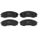 Brake Pad Set, disc brake COTEC GDB3448 TRW, Thumbnail 5