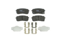 Brake Pad Set, disc brake COTEC GDB3449 TRW