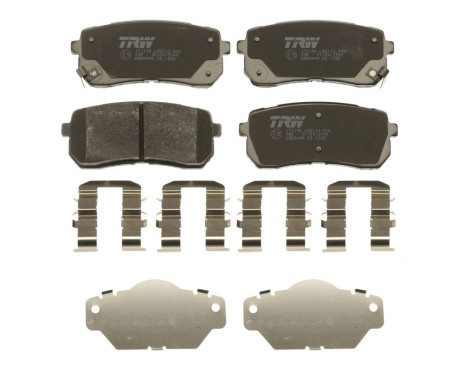 Brake Pad Set, disc brake COTEC GDB3449 TRW, Image 3