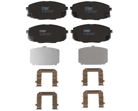 Brake Pad Set, disc brake COTEC GDB3450 TRW, Image 4