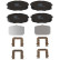 Brake Pad Set, disc brake COTEC GDB3450 TRW, Thumbnail 4