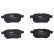Brake Pad Set, disc brake COTEC GDB3454 TRW, Thumbnail 4