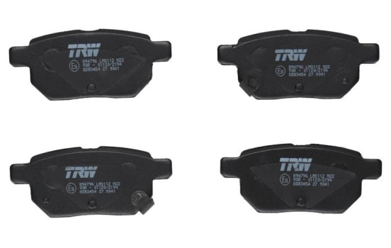 Brake Pad Set, disc brake COTEC GDB3454 TRW, Image 4