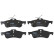 Brake Pad Set, disc brake COTEC GDB3458 TRW, Thumbnail 4