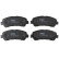 Brake Pad Set, disc brake COTEC GDB3467 TRW, Thumbnail 4