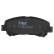 Brake Pad Set, disc brake COTEC GDB3467 TRW, Thumbnail 6